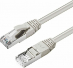 MicroConnect CAT6A S/FTP 10m Grey LSZH, Shielded Network Cable, LSZH