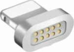 Adapter USB Libox LB0156 Lightning - Magnetic Silver (LB0156)