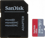 Karta SanDisk Ultra MicroSDXC 256 GB Class 10 UHS-I/U1 A1 (SD-MICRO-10/256-SAND)