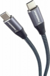 Kabel USB PremiumCord USB-C - USB-C 0.5 m Czarny (ku31ct05)