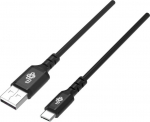 TB Kabel USB-USB C 2m silicone black Quick Charge