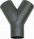 Starmix Cluster STARMIX Y attaching two hoses to the vacuum cleaner