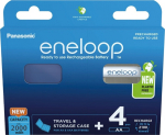 Sanyo 1x4 Panasonic Eneloop Mignon AA 2000mAh + Akkubox BK-3MCDEC4BE