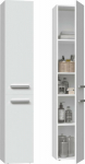 Topeshop BATHROOM CABINET BOOKCASE POST NEL II BIAŁY MAT