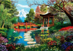 Clementoni Puzzle Compact Fuji Garden 1000 element&oacute;w