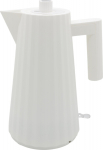 Alessi Plisse Water Kettle White, 1.7L