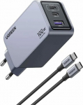 Ugreen Nexode charger Pro 1x USB-A 2x USB-C (UGR1837)