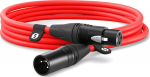 R&Oslash;DE RODE XLR3M-R XLR Verbindungskabel Rot - Kabel - Audio/Multimedia