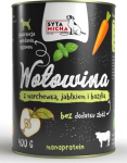 SYTA MICHA Beef with carrot, apple and basil - wet dog food - 400g