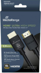 MediaRange HDMI Ultra High Speed Ethernet Kabel 48Gibt/s 2m