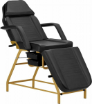 Activeshop Cosmetic chair 557G z cuvettes gold black
