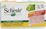 SCHESIR Chicken with ham in jelly - wet dog food - 4 x 85g