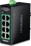 TRENDnet TI-PELC80 - Version V1.xR - Switch - industrial, mini - 8 x 10/100 (PoE+)
