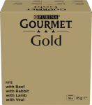 PUI PURINA GOURMET GOLD Mus Mix 4 Flavors - wet cat food - 96x85g