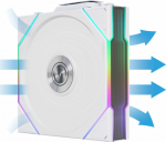 Lian Li UNI FAN TL Wireless L&uuml;fter, ARGB, PWM - 120 mm, wei&szlig;