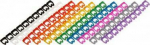 Organizer Various colors tag 100 sztuk (OZN-46/10K*P10)