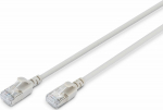 DIGITUS patch cable CAT 6A F/FTP Slim 2.00m grau