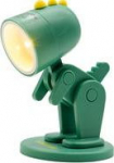 Realtron RealPower LED-Tier Green Dino flashlight with base