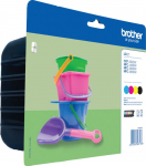 Brother LC 221 Value Pack Sort Yellow Cyan Magenta 260 pages Ink