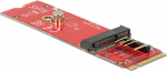 Delock converter M.2 Key M Stecker > M.2 Key E Slot f&uuml;r USB und PCIe Module