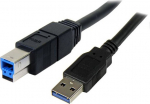 StarTech.com 3M BLACK USB 3.0 A TO B CABLE,