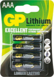 Gold Peak Industries GP Primary Lithium 24LF - Battery 4 x AA-Typ