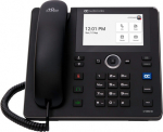 Audiocodes TEAMS C455HD IP-PHONE POE GBE, BLACK WITH INTEGRATED BT AND DUA