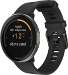 Polar Ignite 3 Titanium Silicone Band black