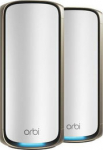 NETGEAR ORBI 970 MESH-WIFI-7-SET OF 2, QUAD-BAND-MESH WHITE