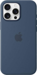Apple - Back cover for mobile phone - MagSafe-compatibility - silicone - denim - for iPhone 16 Pro Max