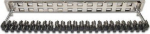 Triotronik Wirewin High Quality 24-Port Keystone Module blank panel, 19", nickel, geschirmt