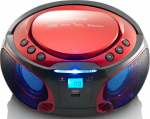 CD-raadio Lenco SCD550RD, punane