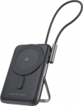 Choetech Powerbank magnetic B735 10000mAh 20W PD + kabel USB-C czarny