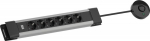 Bachmann CONNECTUS 6xCEE7/3 1xFerntaster 2.0m CEE7/7 Grau