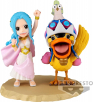 Banpresto WCF Log Stories: One Piece - Nefeltari Vivi & Karoo Statue (7cm) (89559)