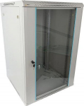 Wardrobe RACK Pulsar 18U / 19&rdquo; hanging to fold 600x600 szara