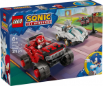 Lego Klocki Sonic 77118 Silver w car vs. Knuckles in a monster truck