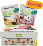 ANIMAL ISLAND Chicken / Beef Fillets in broth - wet cat food - 80x85g