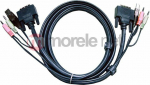 ATE Adapter USB Aten USB - DVI Czarny (2L7D02UD)