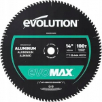 Evolution Evolution EVOMAX Circular Saw for Cutting Aluminum 355 mm &Oslash;355 x 25.4 mm, 100 teeth TCT