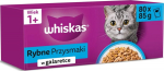 WHISKAS Fish Delicacies in Jelly &ndash; wet cat food &ndash; 80x85g