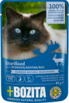 BOZITA Sterilised Meat chunks in sauce with reindeer &ndash; wet cat food &ndash; 85g