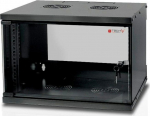 Techly Wall Rack Cabinet 19 6U D320 Black Assembled" I-CASE EL-1006B32