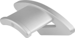 SilverStone SST-EBA02S Headset Holder - silver