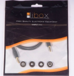 Kabel Libox Jack 3.5mm - Jack 3.5mm 1m czarny (LB0061)