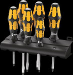 Wera Tools WERA 932/6 Kraftform Screwdriver Set with Rack
