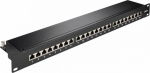 Wentronic Goobay Patch panel 19" 1U 24x RJ45 STP Kat. 6A (90854)