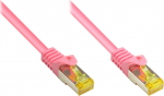 Alcasa Good Connections Patchkabel m. Cat.7 Rohk. magenta 2m