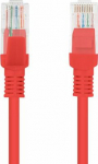 Lanberg Patchcord, Cat5e, unshielded, 1.5m, czerwony (PCU5-10CC-0150-R)