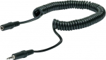 Schwaiger Headphone extension 3.5mm Klinke 3m Spiral Scw